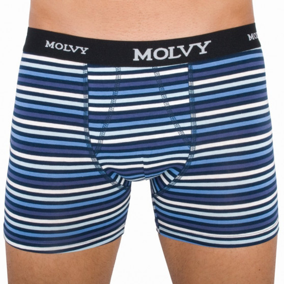 2PACK Мъжки боксерки Molvy многоцветен (KP-044-BEU)