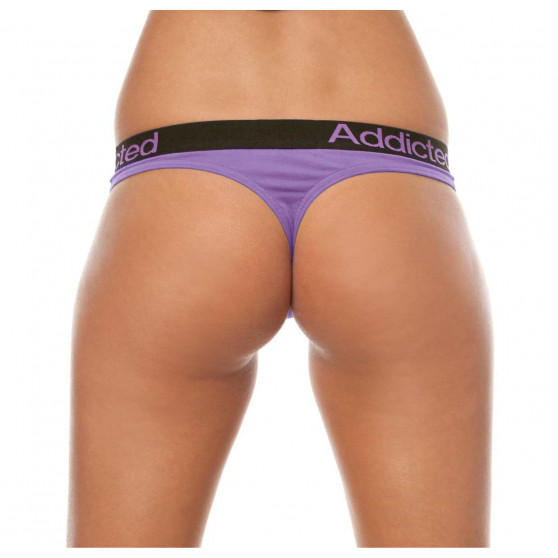 2PACK дамски ремъци  бяла purple Addicted