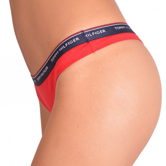 3PACK Дамски стрингове Tommy Hilfiger многоцветен (UW0UW00048 012)