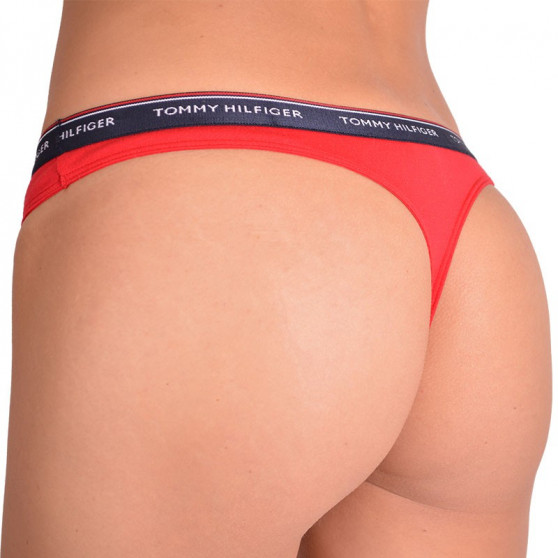 3PACK Дамски стрингове Tommy Hilfiger многоцветен (UW0UW00048 012)