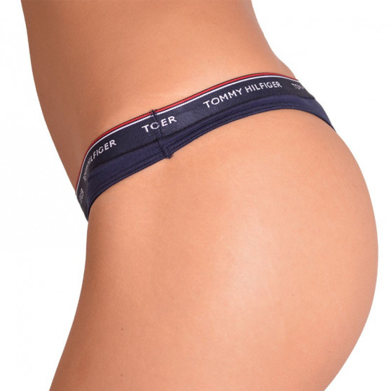 3PACK Дамски стрингове Tommy Hilfiger многоцветен (UW0UW00048 012)