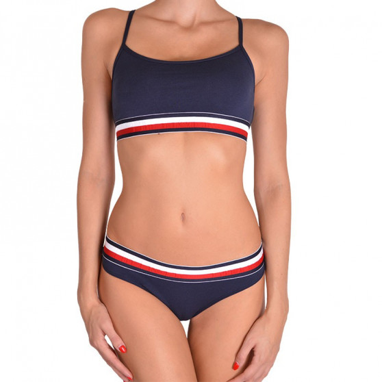 Дамски сутиен Tommy Hilfiger тъмно синьо (UW0UW00425 416)