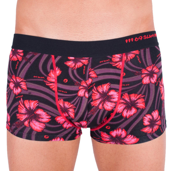 Мъжки боксерки 69SLAM hip бамбук hibiscus red