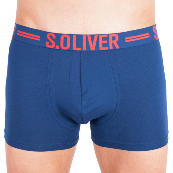 3PACK Мъжки боксерки S.Oliver сини (26.899.97.4229.12C1)