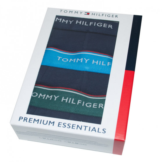 3PACK Мъжки боксерки Tommy Hilfiger тъмно синьо (1U87903842 358)