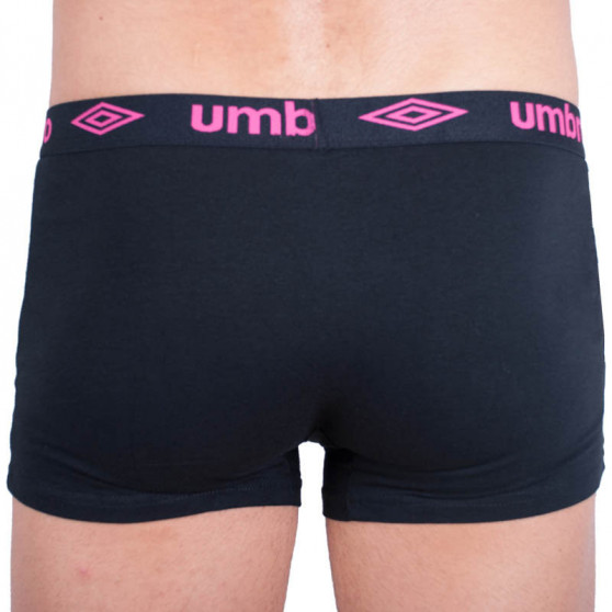 Мъжки боксерки Umbro къси черно-розови