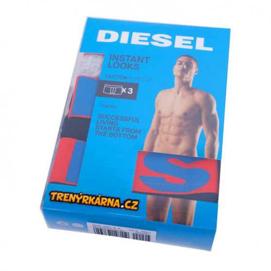 3PACK Мъжки боксерки Diesel многоцветен (00SAB2-0GAPG-10)