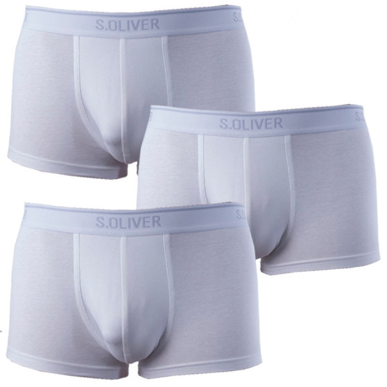 3PACK Мъжки боксерки S.Oliver бели (26.899.97.4243.12B7)