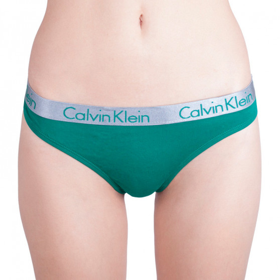 3PACK Дамски стрингове Calvin Klein многоцветен (QD3590E-SHZ)