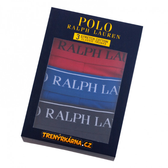 3PACK Мъжки боксерки Ralph Lauren многоцветен (714662050001)