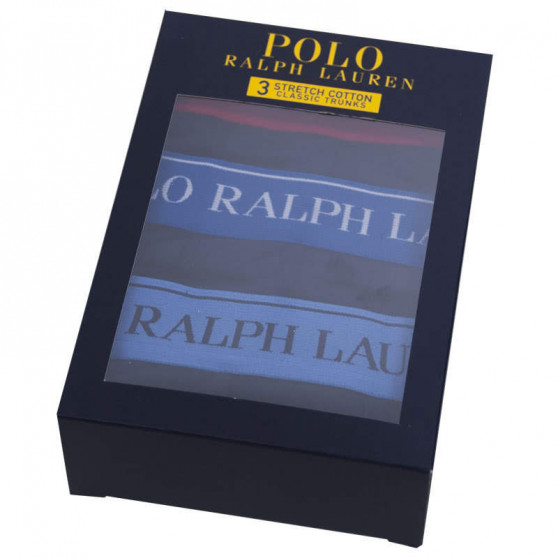 3PACK Мъжки боксерки Ralph Lauren тъмно синьо (714713772004)