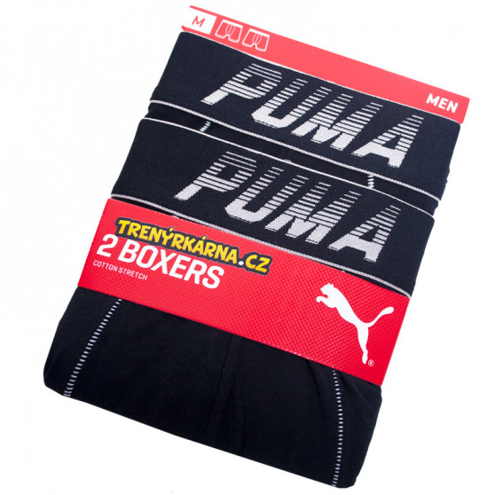 2PACK Мъжки боксерки Puma черено (681004001 288)