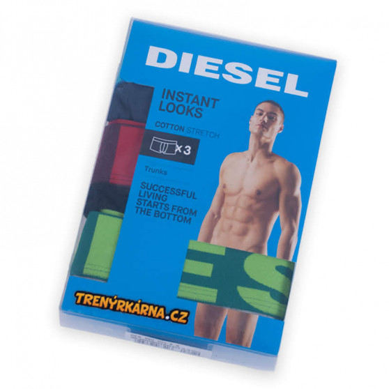 3PACK Мъжки боксерки Diesel многоцветен (00SAB2-0GAPG-12)