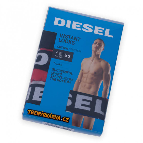 3PACK Мъжки боксерки Diesel многоцветен (00SAB2-0BATE-E4031)