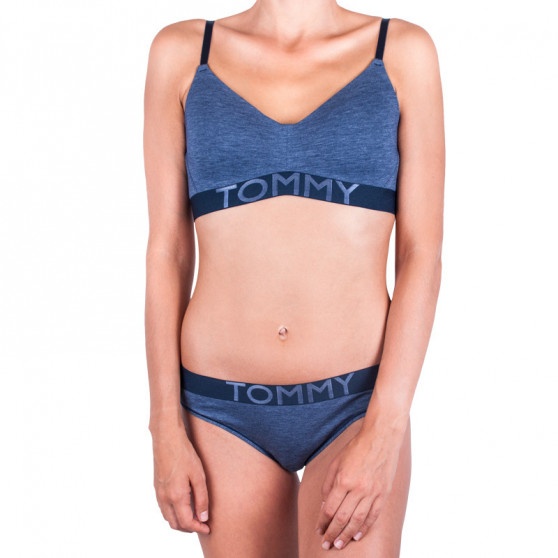 Дамски сутиен Tommy Hilfiger син (UW0UW01184 416)