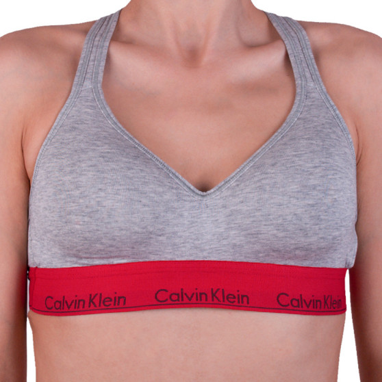 Дамски сутиен Calvin Klein сив (QF1654E-ZP3)