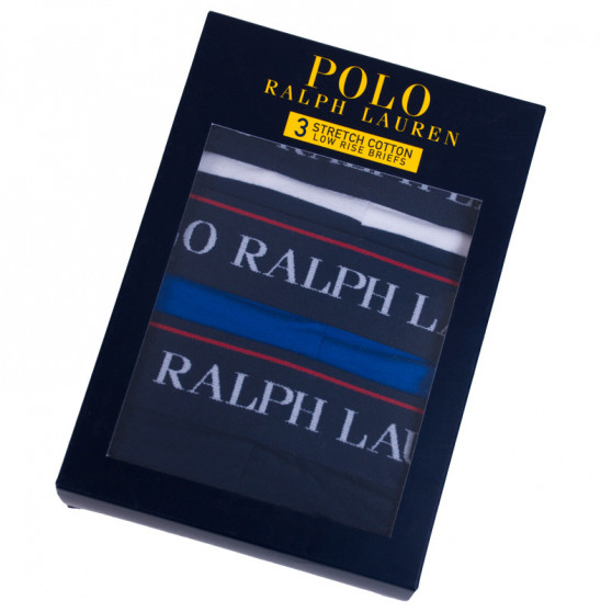 3PACK Мъжки слипове Ralph Lauren многоцветен (714730604001)