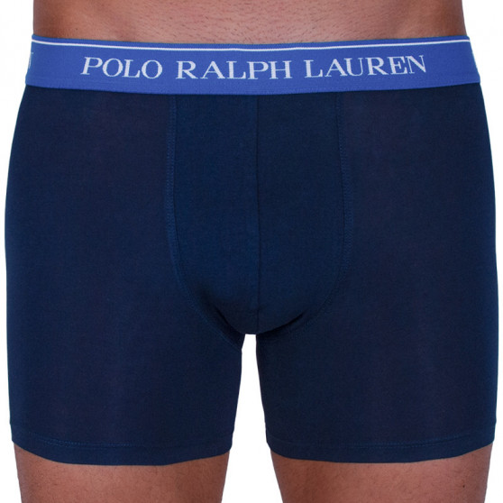 3PACK Мъжки боксерки Ralph Lauren тъмно синьо (714713772004)