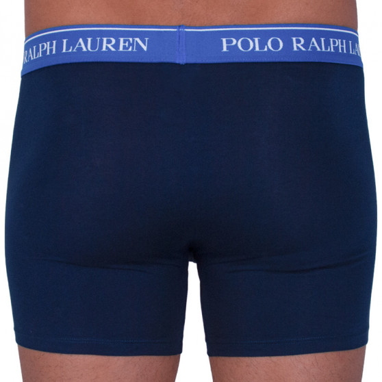 3PACK Мъжки боксерки Ralph Lauren тъмно синьо (714713772004)