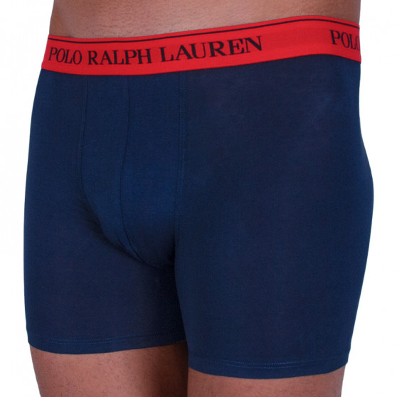 3PACK Мъжки боксерки Ralph Lauren тъмно синьо (714713772004)