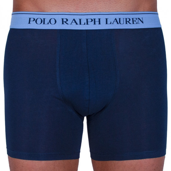 3PACK Мъжки боксерки Ralph Lauren тъмно синьо (714713772004)