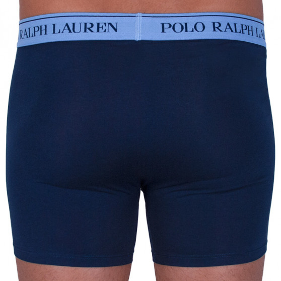 3PACK Мъжки боксерки Ralph Lauren тъмно синьо (714713772004)