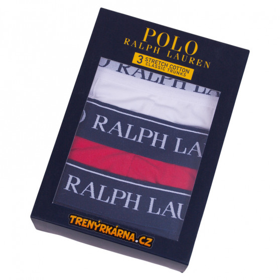 3PACK Мъжки боксерки Ralph Lauren многоцветен (714513424005)