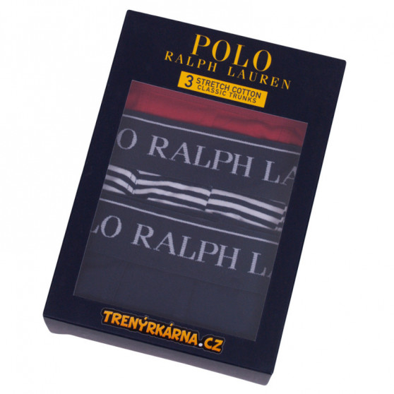 3PACK Мъжки боксерки Ralph Lauren многоцветен (714662050008)