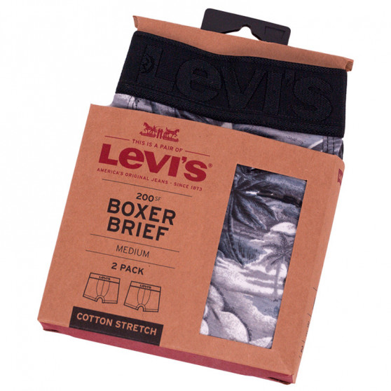 2PACK Мъжки боксерки Levis многоцветен (995005001 703)