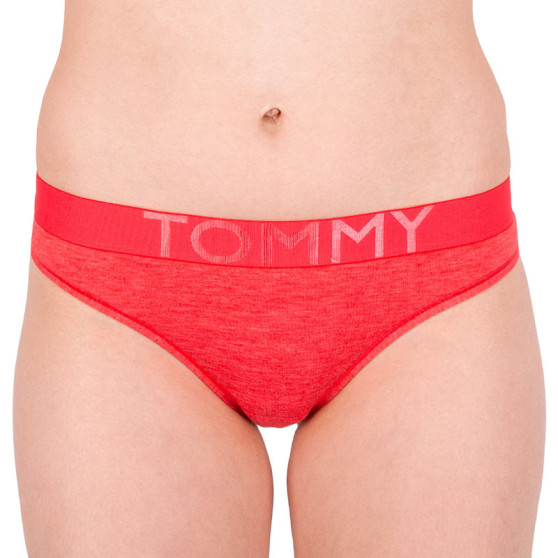 Дамски стрингове Tommy Hilfiger червен (UW0UW01060 615)