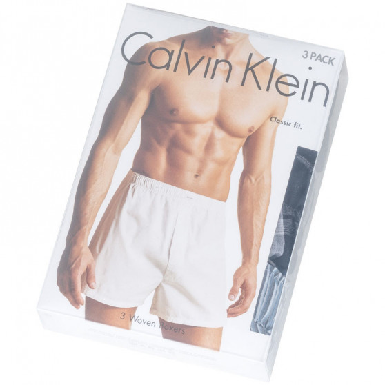 3PACK Мъжки боксерки Calvin Klein classic fit многоцветен (U1732A-TMM)