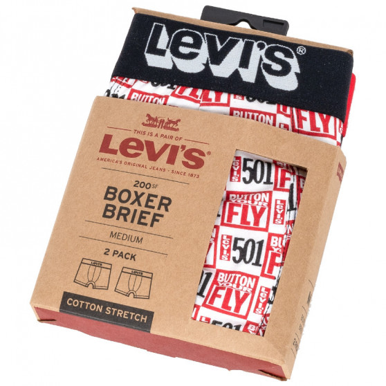 2PACK Мъжки боксерки Levis многоцветен (995010001 072)