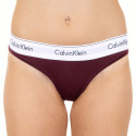 Дамски стрингове Calvin Klein бордо (F3786E-MDO)