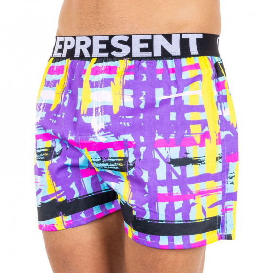 Мъжки боксерки Represent exclusive Mike modern art purple