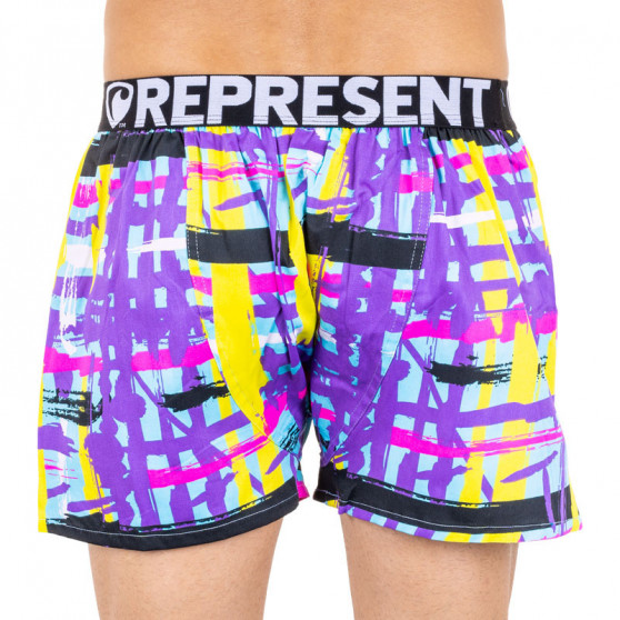 Мъжки боксерки Represent exclusive Mike modern art purple