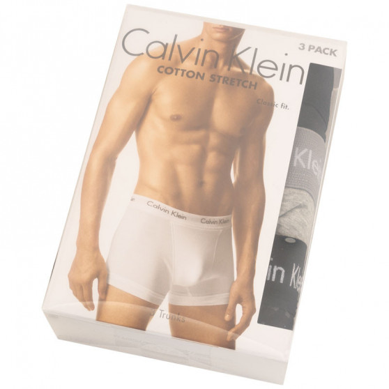 3PACK Мъжки боксерки Calvin Klein многоцветен (U2662G-YKS)