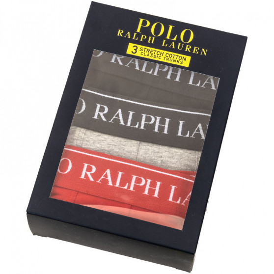 3PACK Мъжки боксерки Ralph Lauren многоцветен (714662050022a)