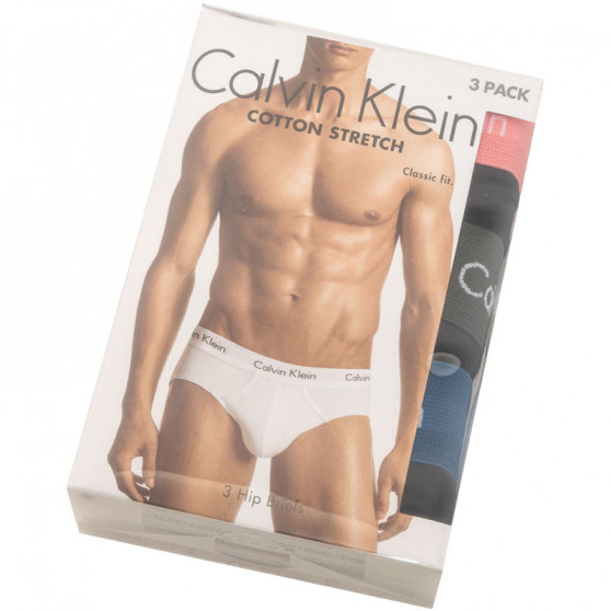 3PACK мъжки слипове Calvin Klein черено (U2661G-HDL)