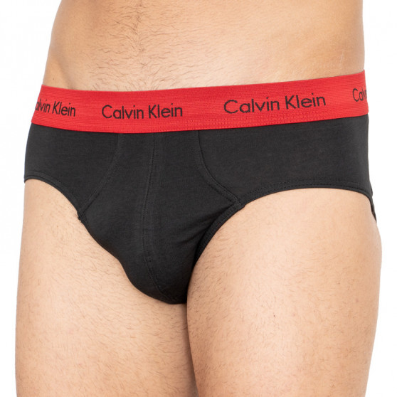 3PACK мъжки слипове Calvin Klein черено (U2661G-BZP)