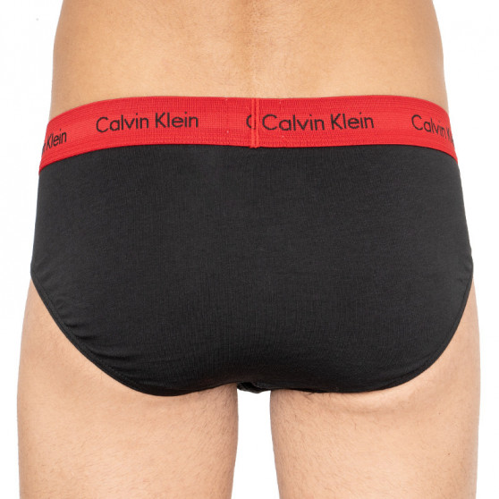 3PACK мъжки слипове Calvin Klein черено (U2661G-BZP)