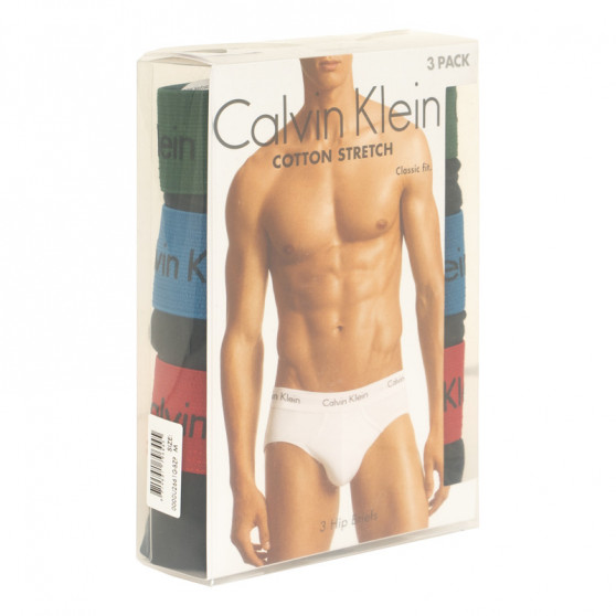 3PACK мъжки слипове Calvin Klein черено (U2661G-BZP)