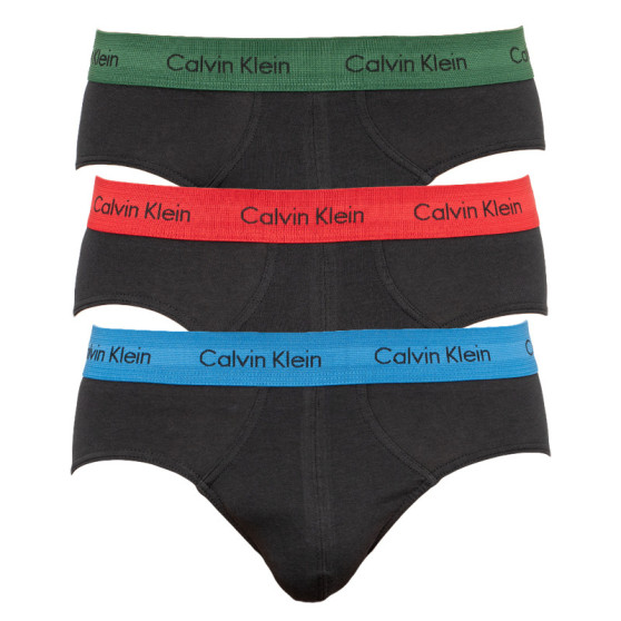 3PACK мъжки слипове Calvin Klein черено (U2661G-BZP)