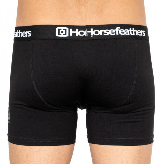 3PACK Мъжки боксерки Horsefeathers черено (AM067A)