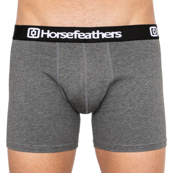 3PACK Мъжки боксерки Horsefeathers Dynasty heather anthracite (AM067B)