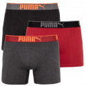 3PACK Мъжки боксерки Puma многоцветен (681030001 899)