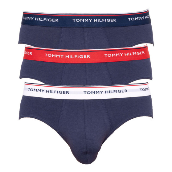 3PACK мъжки слипове Tommy Hilfiger тъмно синьо (1U87903766 904)