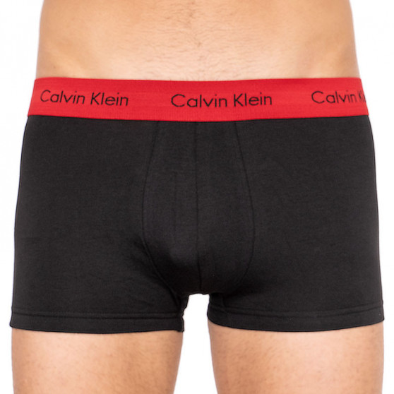 3PACK Мъжки боксерки Calvin Klein черено (U2664G-BZP)