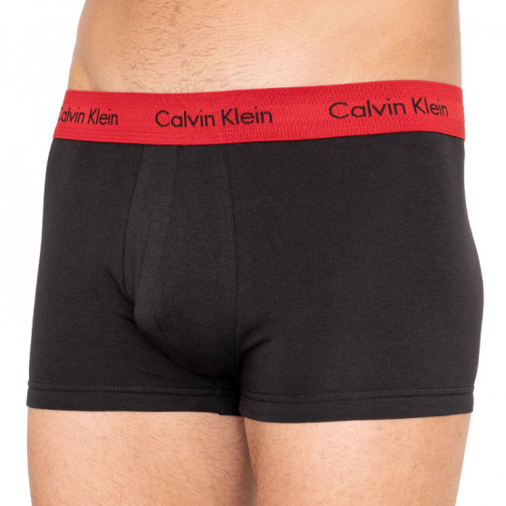 3PACK Мъжки боксерки Calvin Klein черено (U2664G-BZP)