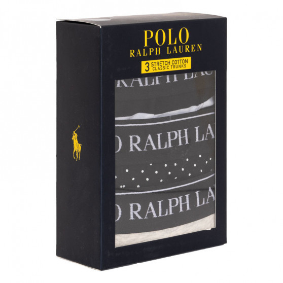 3PACK Мъжки боксерки Ralph Lauren многоцветен (714662050058)