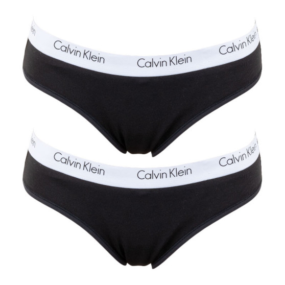 2PACK дамски бикини Calvin Klein черено (QD3584E-001)